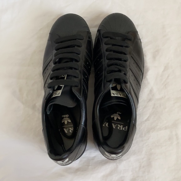 NWOT Adidas x Prada black superstars - Picture 5 of 8